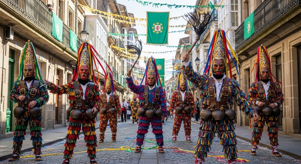 Carnaval de Verín: los famosos cigarróns y el terror callejero
