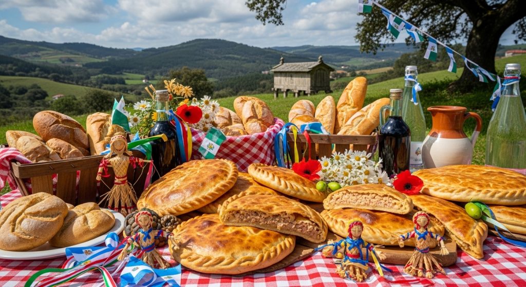 Festa da Merenda en Monforte de Lemos: campo, pan y empanada