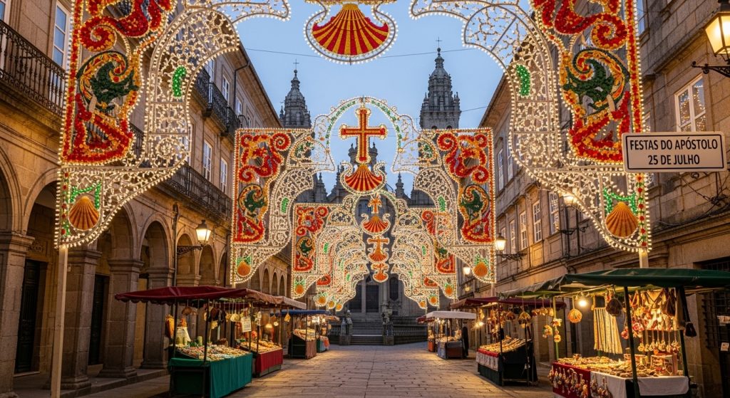 Festas do Apóstolo 25 de Julho: Santiago en su máxima expresión festiva