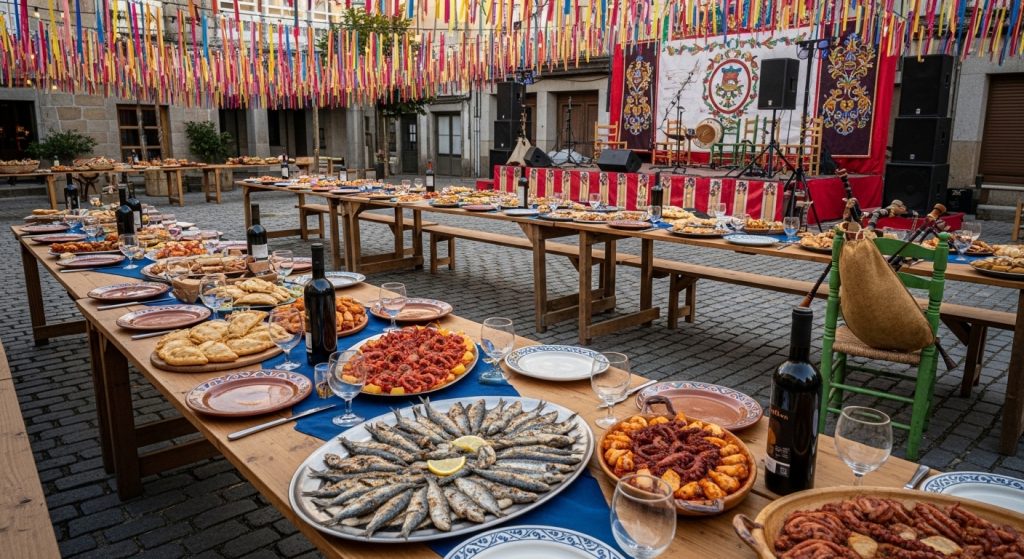 Festa dos Chocallos en Redondela: comida, baile y la mejor sardina