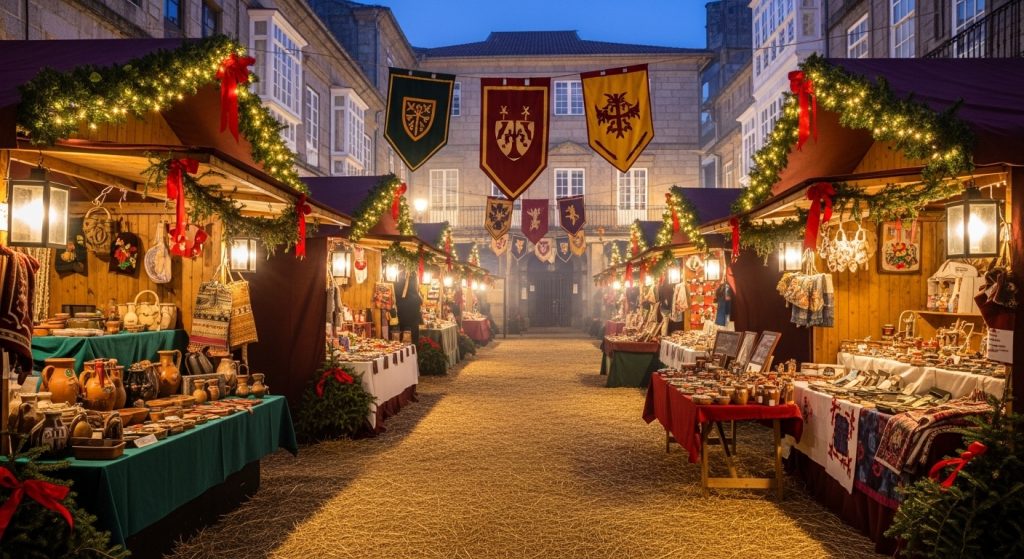 Arde o Nadal en Lugo: mercado medieval, artesanía y magia navideña