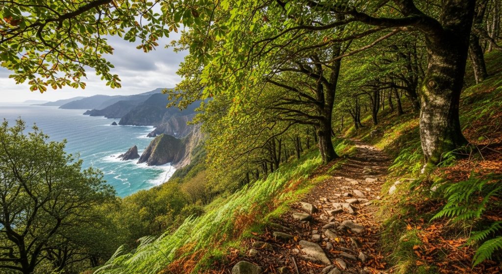 Percorrido polos Miradoiros do Courel: bosques de castiñeiros salvaxes