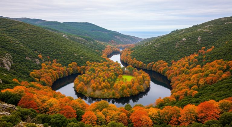 Ruta de los miradores del Sil en otoño: un espectáculo de color