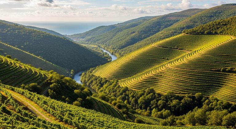 Visita a las viñedos de altura en el valle del Bibei