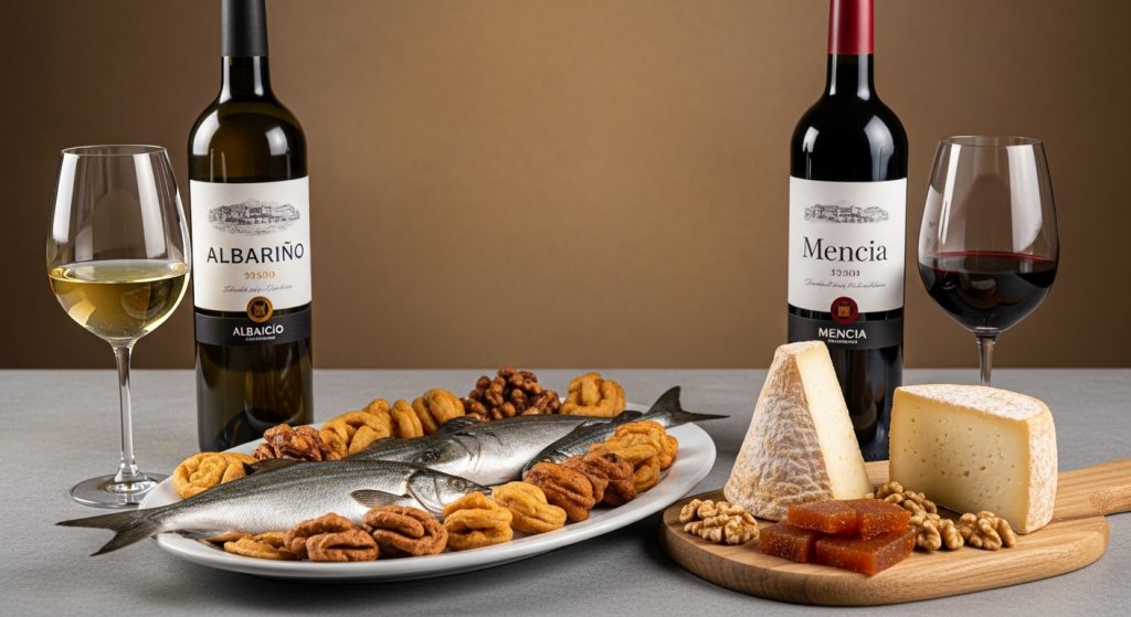 Los mejores vinos tintos gallegos para maridar con marisco