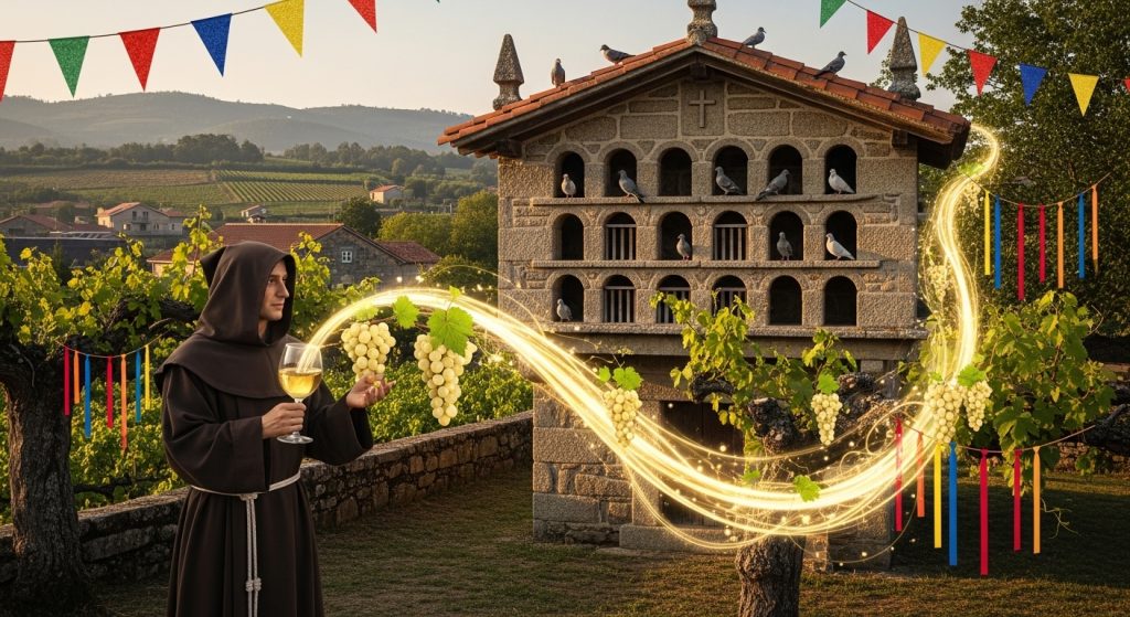 Festa do Viño do Ribeiro: monxe, palomar y la esencia del vino blanco