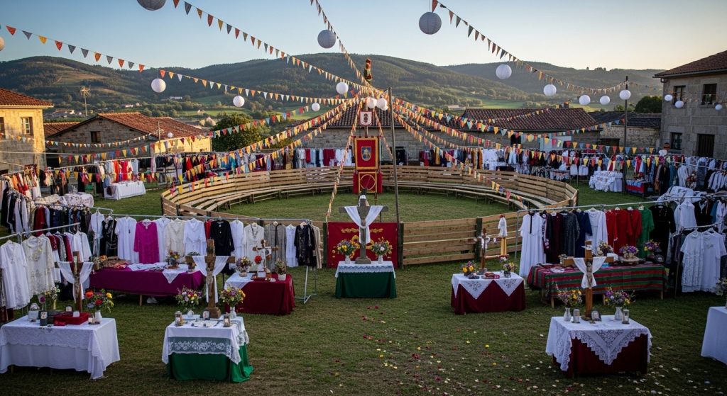 Romería dos Corpiños en Lalín: moda textil, devoción y el curro más famoso