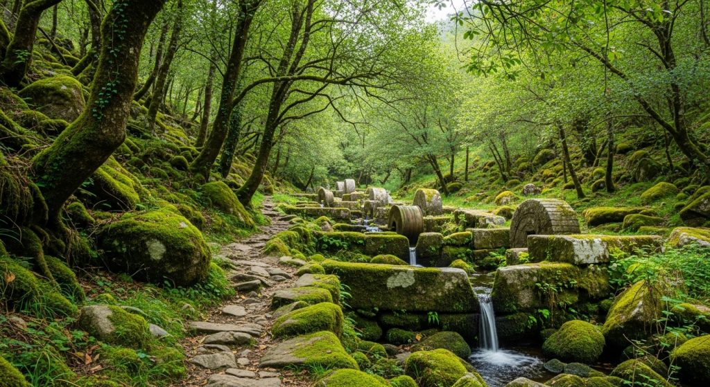 Sendeiro dos Muíños de Fornelos: o patrimonio hidráulico de Lalín