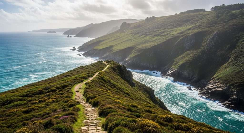 Sendeiro de Loiba: a cornixa máis espectacular da Costa da Morte