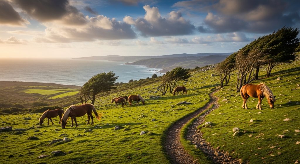 Travesía da Serra de A Capelada: ventos e cabalos salvaxes
