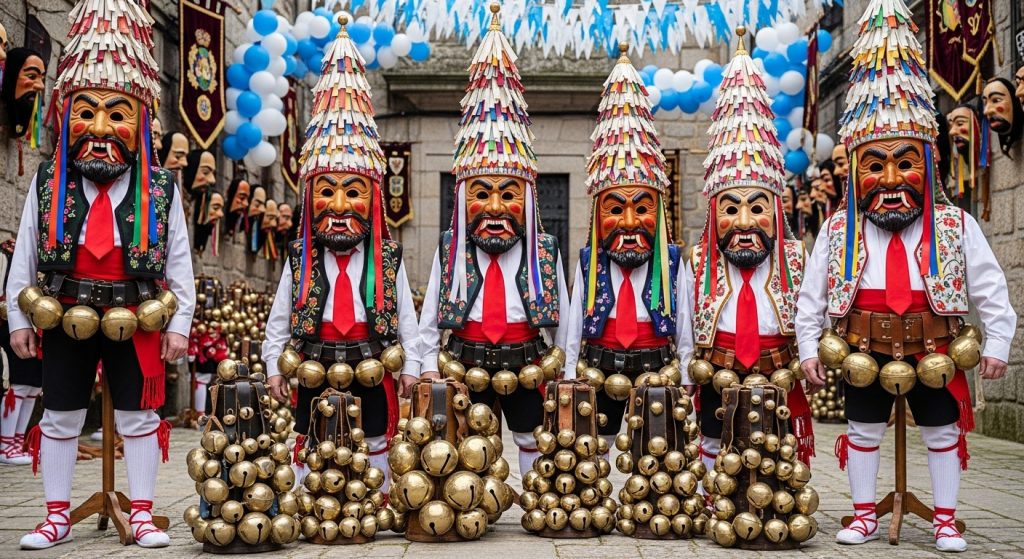 Entroido de Verín: máscaras, cigarróns y sonidos de campana