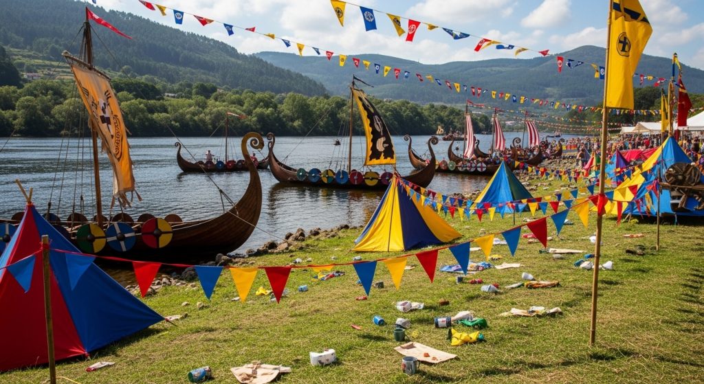 Romería Vikinga de Catoira: vikingos, desembarcos y aventura fluvial
