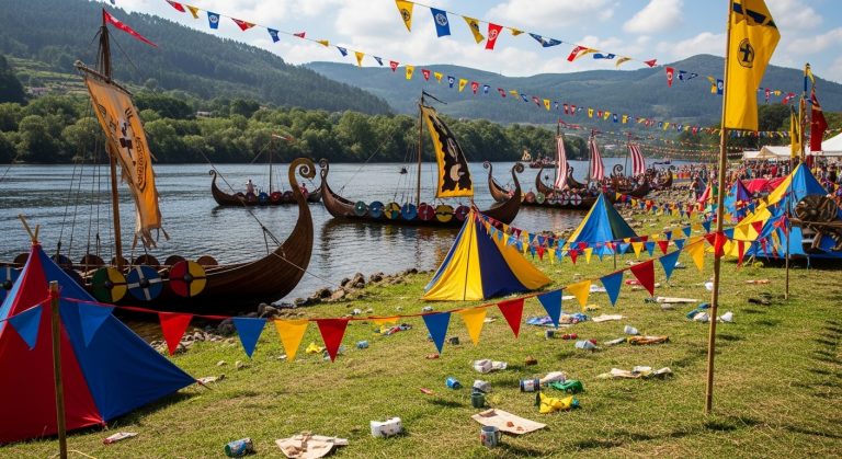 Romería Vikinga de Catoira: vikingos, desembarcos y aventura fluvial
