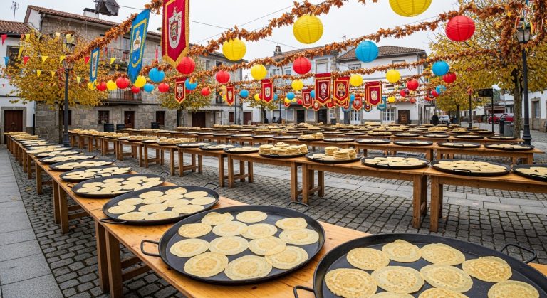 Festa da Filloa en Lestedo: el clásico postre en formato multitudinario