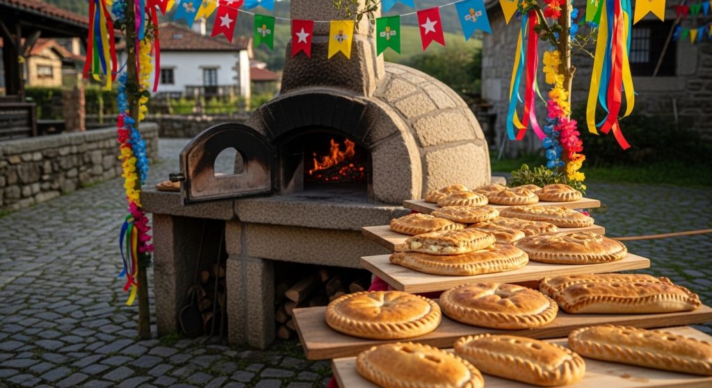 Festa da Empanada en Bandeira: el horno tradicional y recetas de siempre