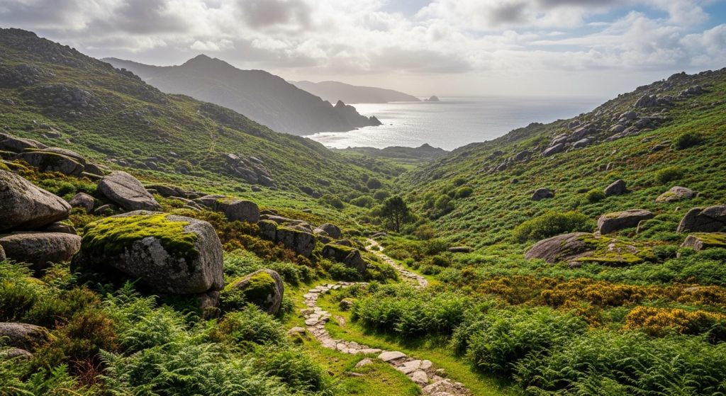 Travesía da Serra da Cova da Serpe: lendas e cumes coruñeses