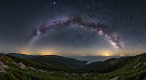 Observación de estrellas en el parque de Montederramo