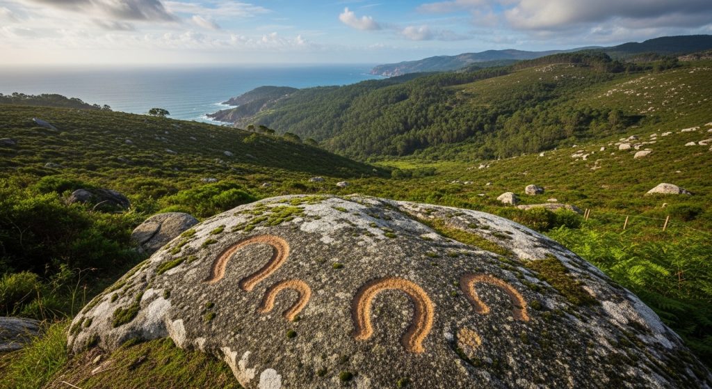 Ruta del petróglifo de Laxe das Ferraduras en Gondomar