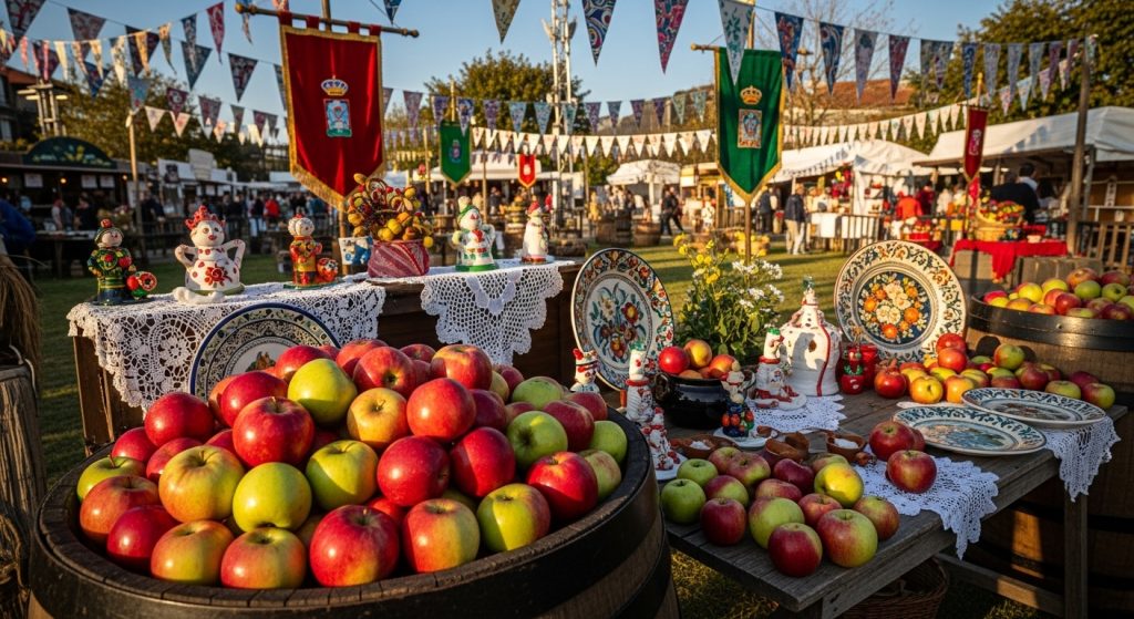 Festa da Sidra en A Estrada: manzanas en clave gallega