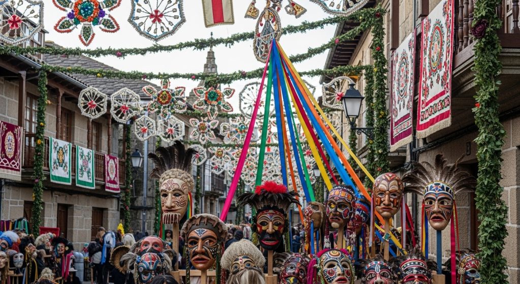 Entroido Ribeirao en Chantada: máscaras ancestrales y folclore