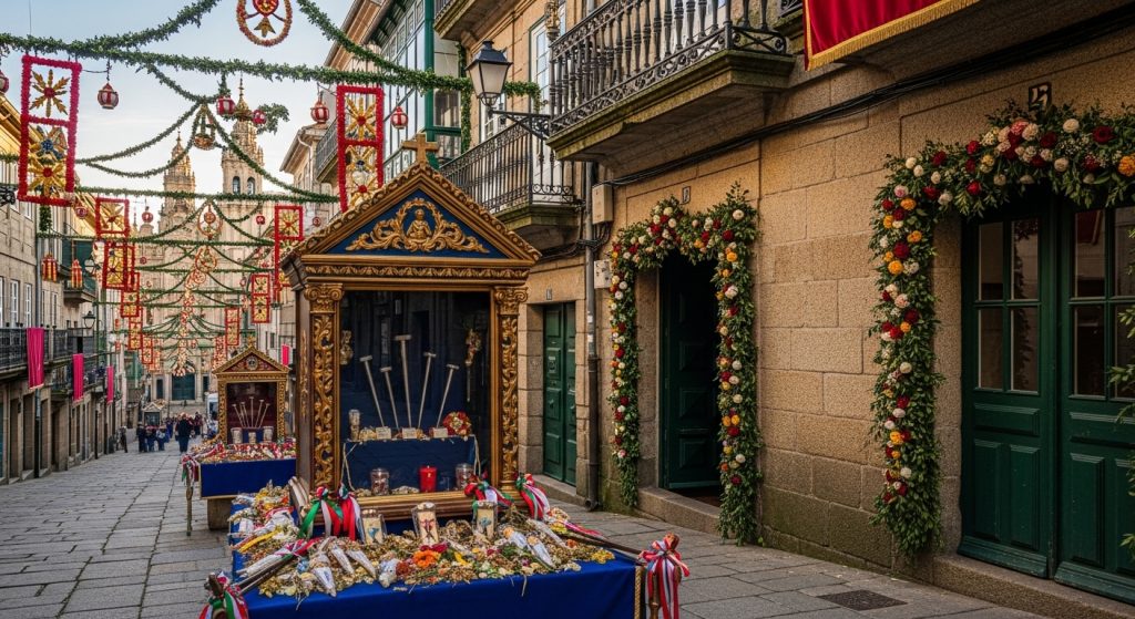 Festa das Uñas de San Lázaro en Santiago: reliquias y curaciones populares