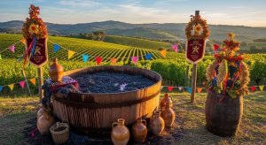 Festa da Vendima en O Rosal: viñas, pisado y vino nuevo