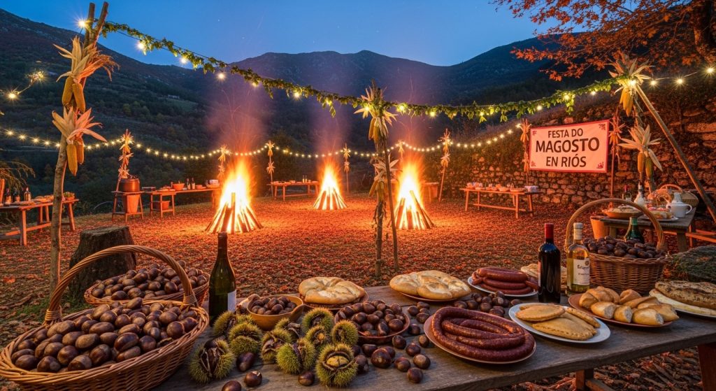 Festa da Castaña en Riós: magostos, otoño y tradición serrana