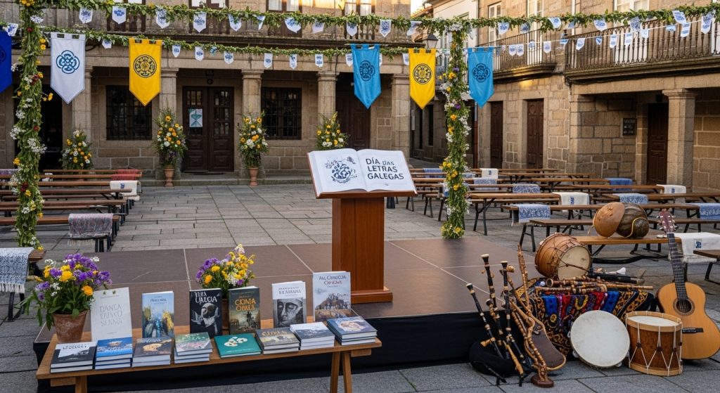 Festa das Letras Galegas: cultura, literatura y música autóctona