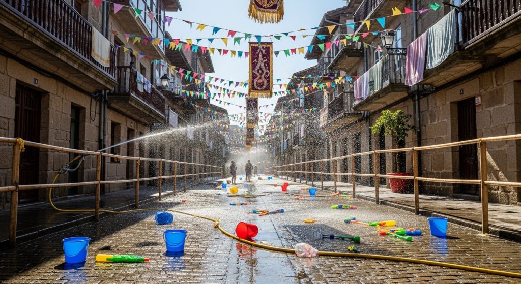 Festa da Auga en Vilagarcía de Arousa: la batalla más refrescante