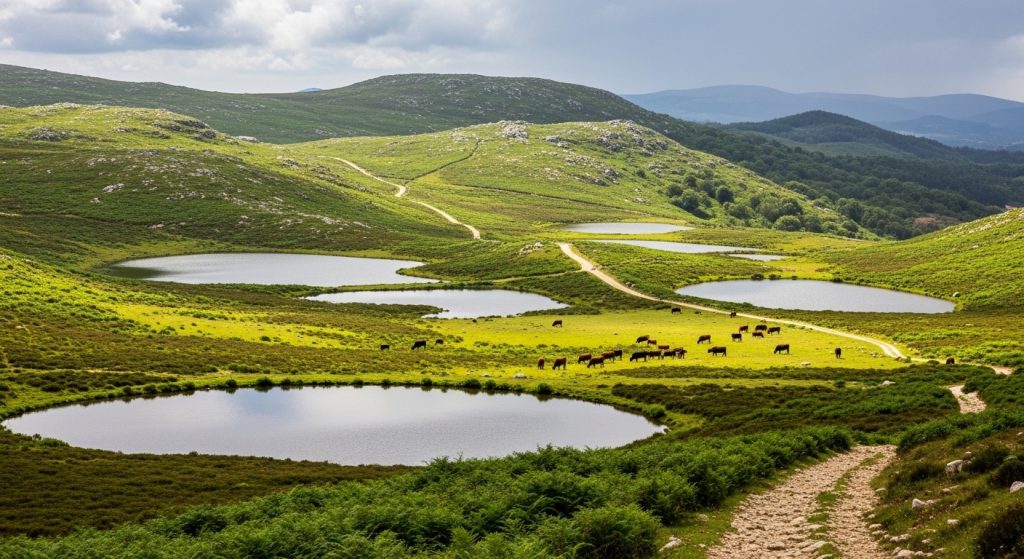 Travesía da Serra do Suído: pastoreo e lagoas entre Ourense e Pontevedra