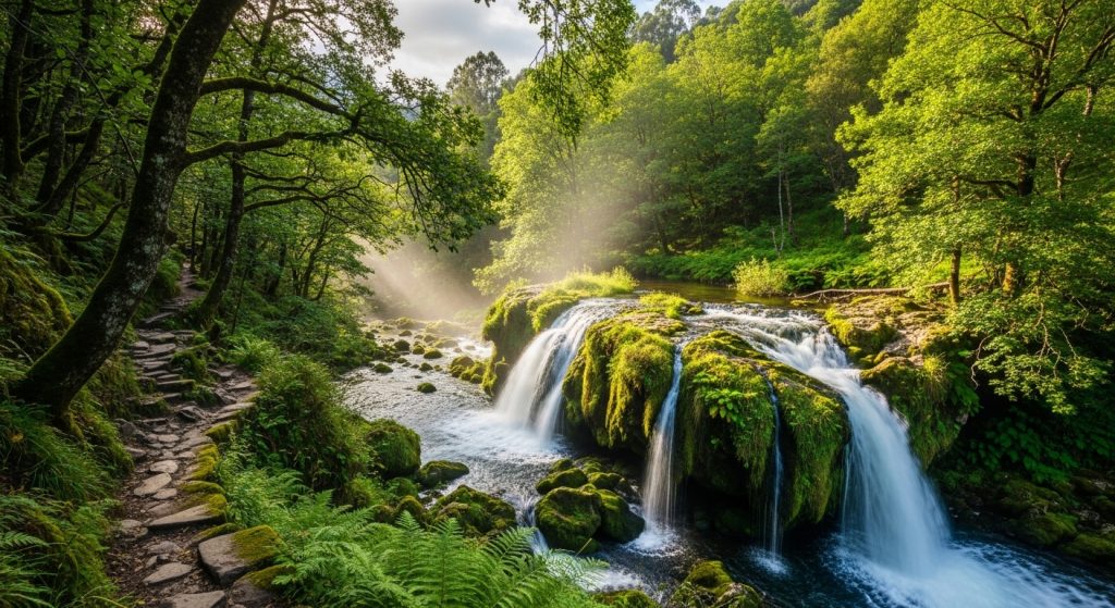 Ruta das fervenzas de Parada do Sil: o paraíso da auga