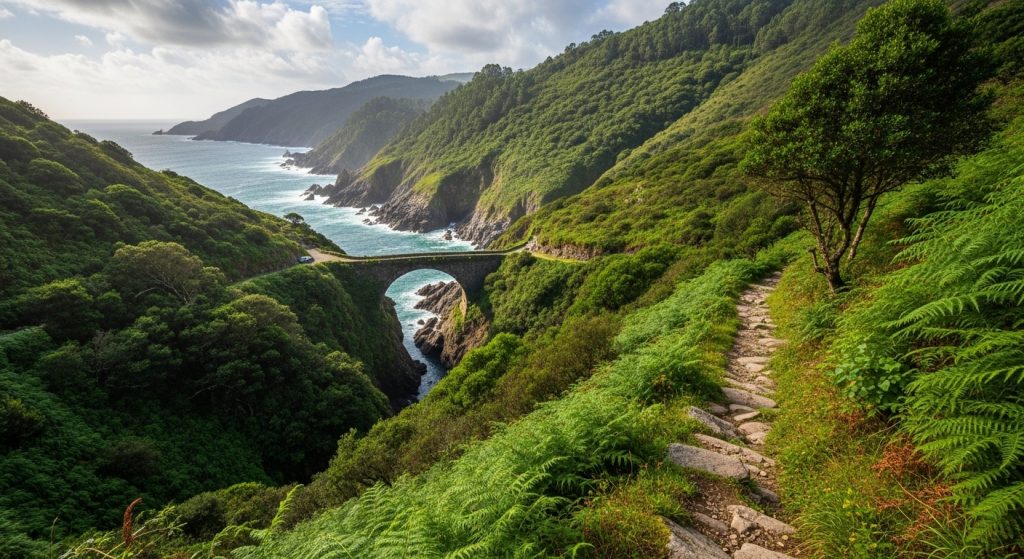 Sendeiro da Ponte Romana de Bibei: o paso do ouro