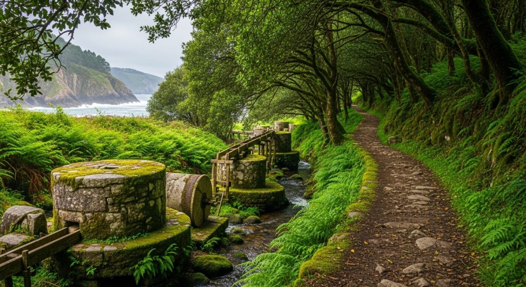 Ruta dos Muíños de Rodas en Teo: o patrimonio hidráulico