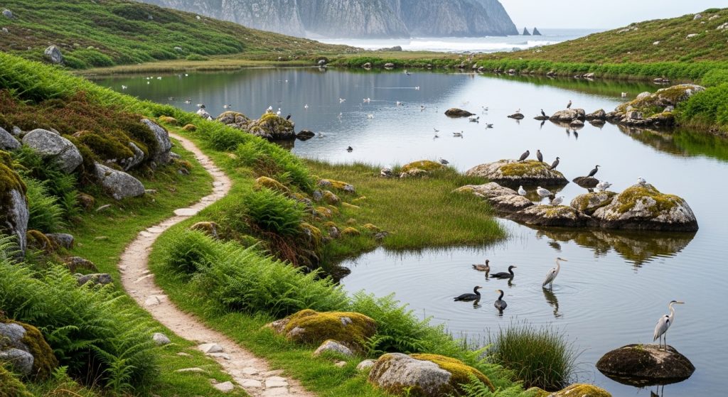 Percorrido polas lagoas de Castrelo de Miño: aves e augas tranquilas