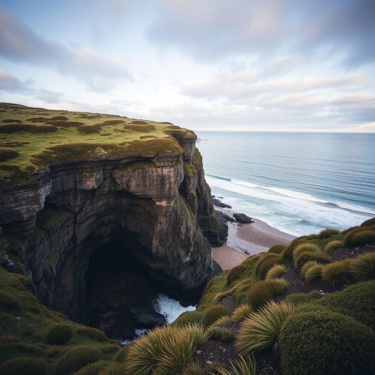 Ruta das furnas da Costa da Morte en invierno