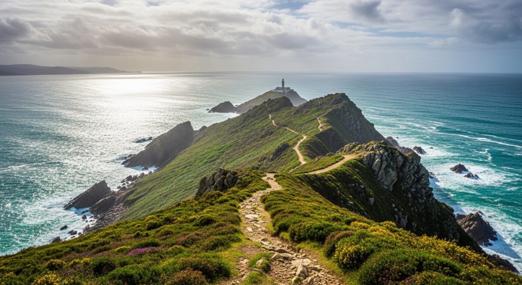 Ruta do camiño dos faros na Costa da Morte