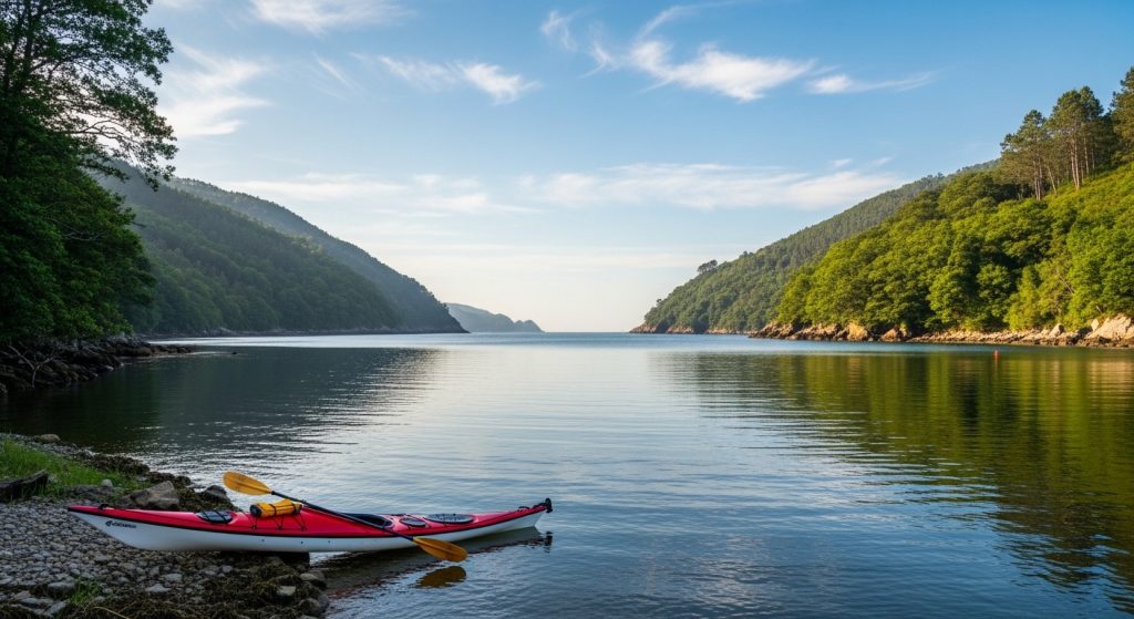 Escapada al río Mao en kayak en verano