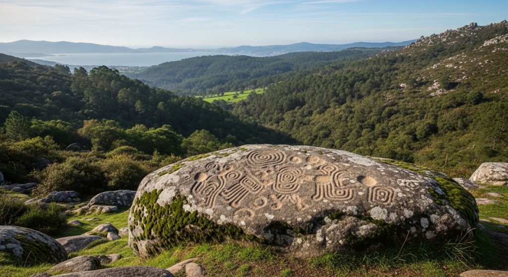Ruta dos petróglifos de Campo Lameiro