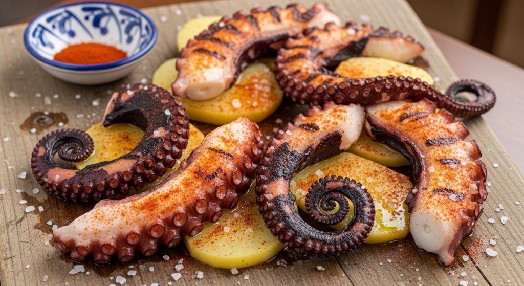 Los 5 mejores pulpos a la brasa en la comarca do Carballiño