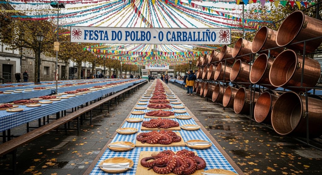 Festa do Pulpo en O Carballiño: tradición y el mejor pulpo