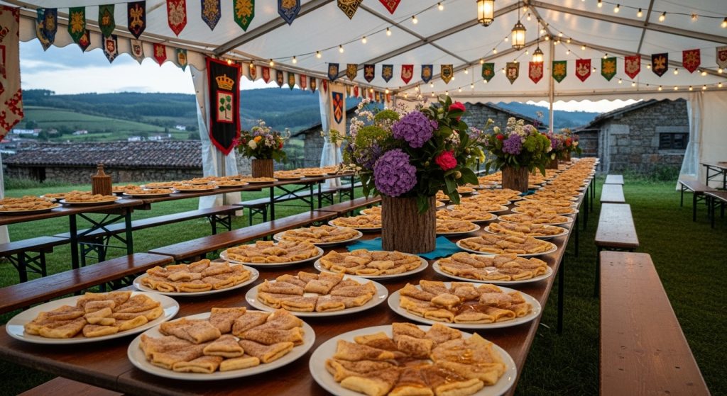 Festa da Filloa de Lestedo: dulce gallego en la mesa
