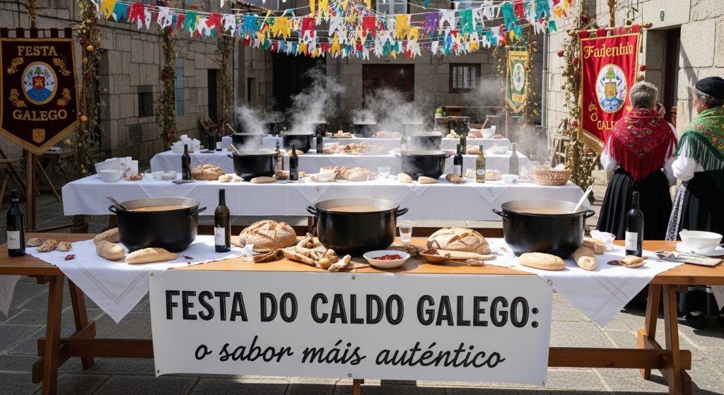 Festa do Caldo Galego en Mourente: el sabor más auténtico