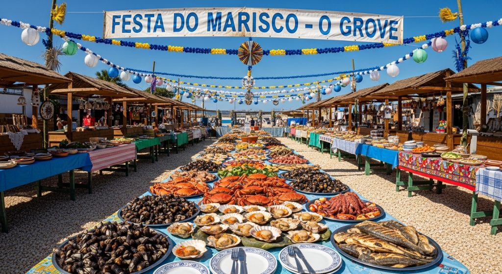 Festa do Marisco en O Grove: mariscos, tradición y fiesta