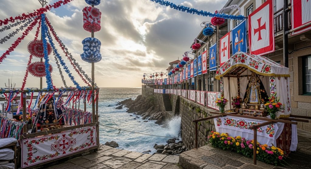Romería da Virxe da Barca en Muxía: fe y costa gallega