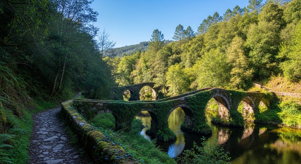 Sendeiro do río Lérez desde Pontevedra: bosques de ribeira e pontes