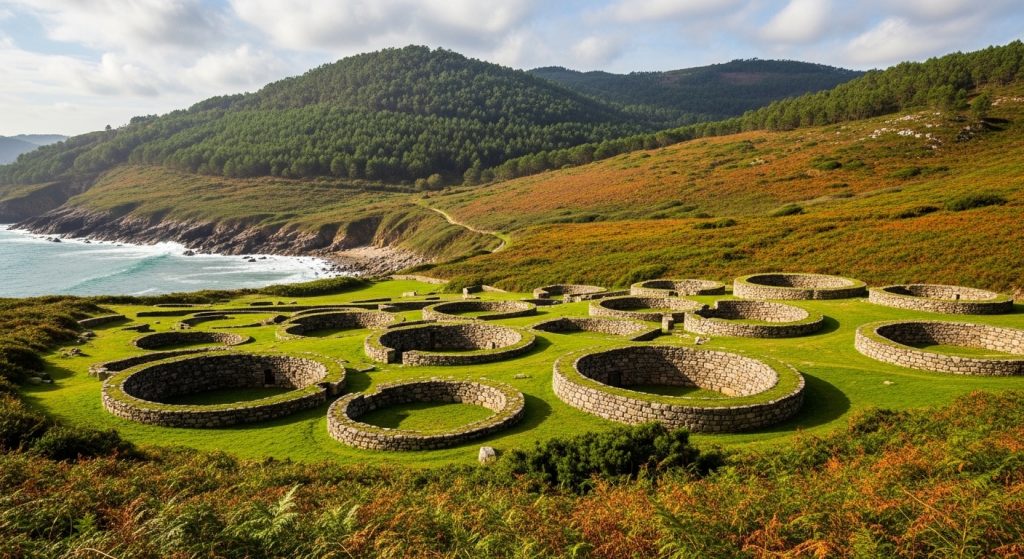 Descubre el castro de Baroña en otoño