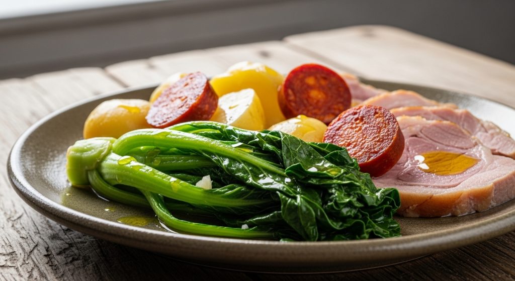 Receta de grelos salteados con lacón: guarnición estrella gallega