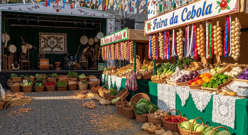 Feria de la Cebolla en Rosal: productos de la tierra y cultura popular