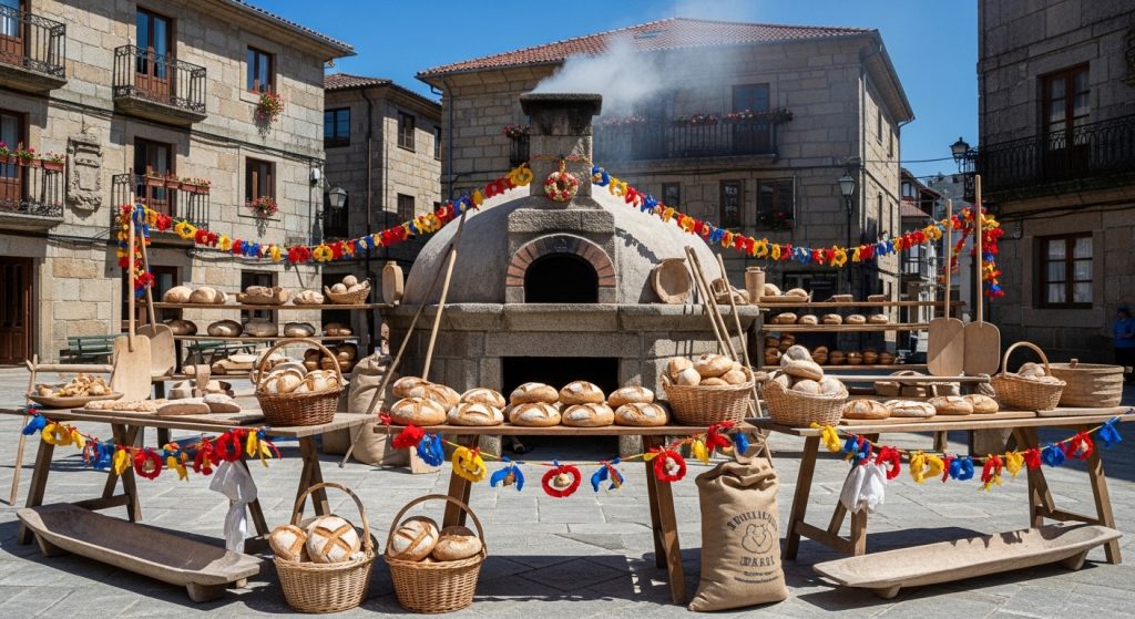 Fiesta del Pan de Cea en San Cristovo de Cea: horno medieval y tradición artesana
