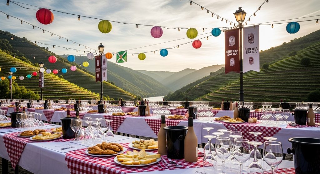 Festival del Vino de la Ribeira Sacra en Monforte de Lemos: catas y paisajes